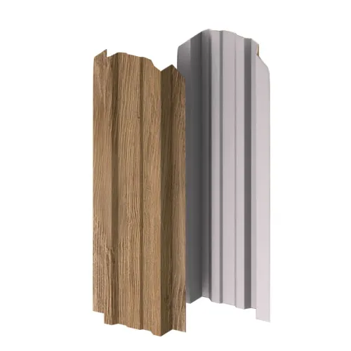 Штакетник МП LАNE-O-БР фигурный 0.45мм Ecosteel Texture {длины по списку} купить в Санкт-Петербурге