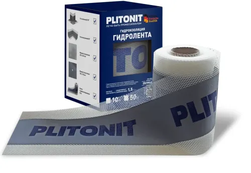 ГидроЛента 10м Лента гидроизоляционная PLITONIT купить в Санкт-Петербурге