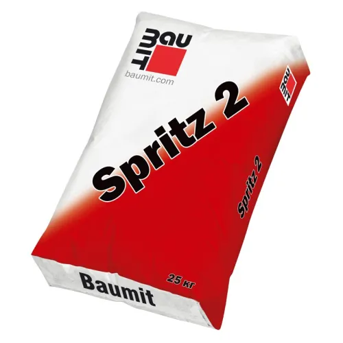 Baumit Spritz 2 25кг Цементный штукатурный набрызг купить в Санкт-Петербурге