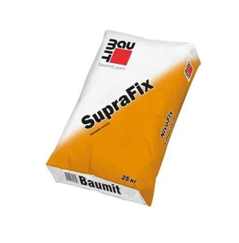 Baumit SupraFix 25кг Клей (смесь) универсальный цементный с полимерными добавками купить в Москве