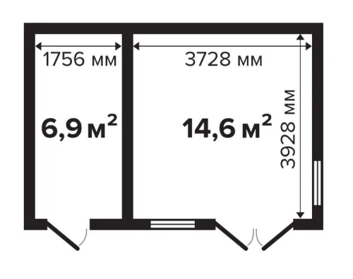 Дом садовый 21 с хозблоком Стандарт (брус 44мм) ТН купить в Санкт-Петербурге