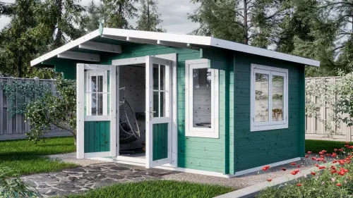 Дом садовый 10 Комфорт (брус 44мм) ТН купить в Санкт-Петербурге