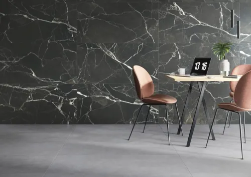 Керамогранит SilkMarble 60x60x0.8 Порто Неро нат. ректифицир. (5шт/уп/1.8м2) VitrA