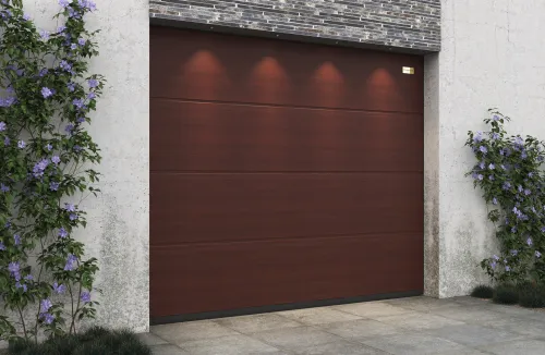 Ворота гаражные секционные Prestige Lux L-гофр smooth 4000х2250мм ALUTECH купить в Санкт-Петербурге