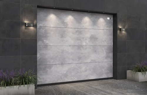 Ворота гаражные секционные Prestige Lux L-гофр smooth 4000х2250мм ALUTECH купить в Санкт-Петербурге