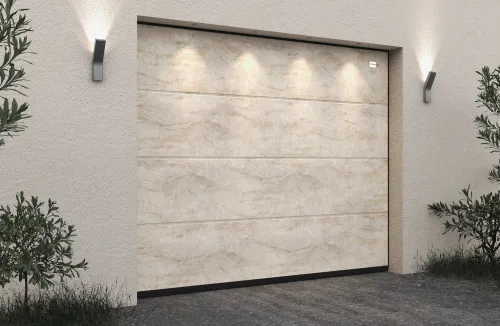Ворота гаражные секционные Prestige Lux L-гофр smooth 2500х2500мм ALUTECH купить в Санкт-Петербурге