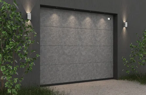 Ворота гаражные секционные Prestige Lux L-гофр smooth 2500х2500мм ALUTECH купить в Санкт-Петербурге