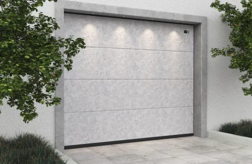 Ворота гаражные секционные Prestige Lux L-гофр smooth 2500х2500мм ALUTECH купить в Санкт-Петербурге