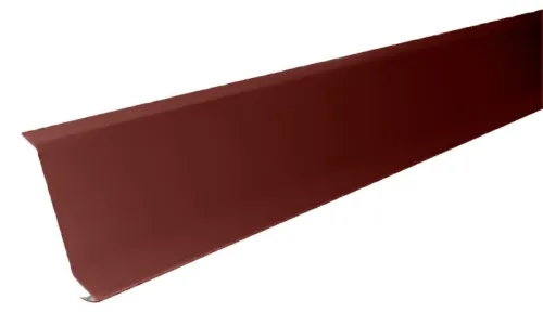 МК Примыкание ТХ 0.45мм 3009 (кирпично-красный) ПЭ {13x20x48х13} 2м купить в Санкт-Петербурге