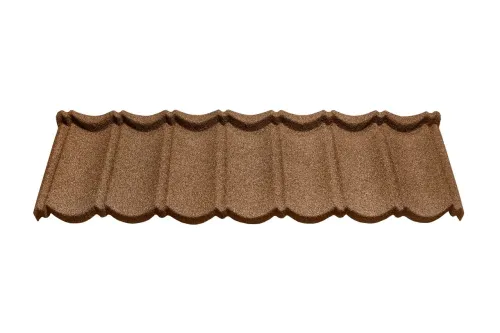 Черепица композитная 0.40мм 1340х420мм CM ROOF BOND COFFEE (кофе) купить в Санкт-Петербурге