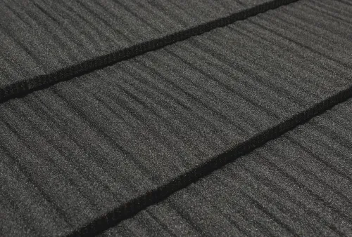 Черепица композитная 0.40мм 1335х415мм CM ROOF SHAKE BLACK (черный) купить в Санкт-Петербурге