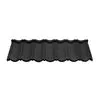 Черепица композитная 0.40мм 1340х420мм CM ROOF BOND BLACK (черный) купить в Москве