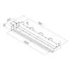 Щелевой диффузор в гипрок с КСД на 4 прямых выхода VPNDG/F 1000/75х4 Provent купить в Санкт-Петербурге