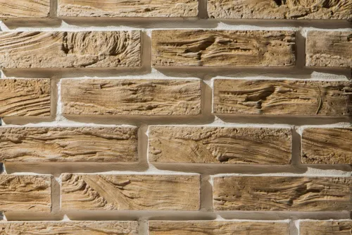 Искусственный камень Окаменевшее дерево 240х60мм слоновая кость 0.9м2 CraftStone купить в Санкт-Петербурге