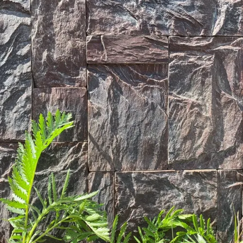 Искусственный камень Лайт Холодная лава коричневый 1м2 CraftStone купить в Санкт-Петербурге