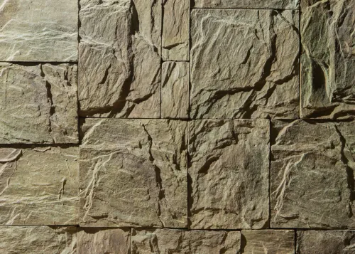 Искусственный камень Лайт Холодная лава зеленый 1м2 CraftStone купить в Санкт-Петербурге
