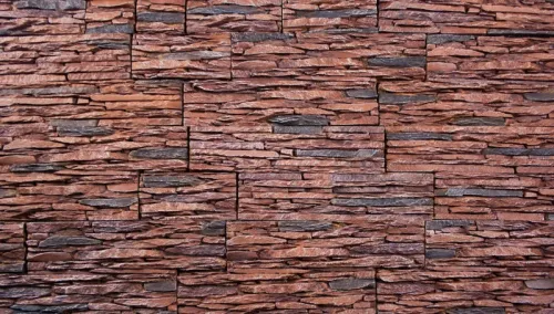 Искусственный камень Лайт Танвальд мини 370х90мм коричневый 0.8м2 CraftStone купить в Санкт-Петербурге