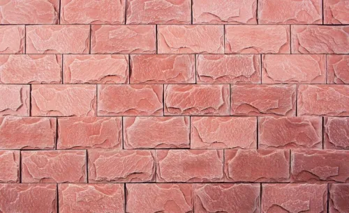Искусственный камень Лайт Сланец мини 195х95мм красный 1м2 CraftStone купить в Санкт-Петербурге