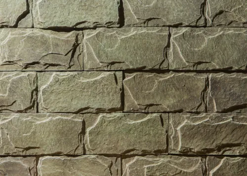 Искусственный камень Лайт Сланец мини 195х95мм зеленый 1м2 CraftStone купить в Санкт-Петербурге