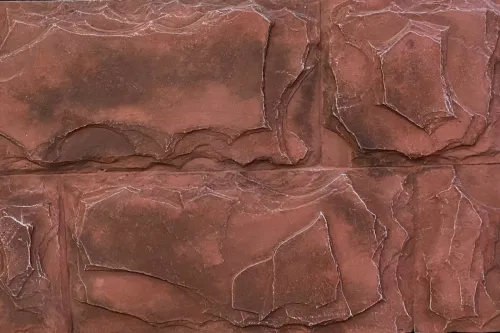 Искусственный камень Лайт Сланец 400х200мм красный 0.96м2 CraftStone купить в Санкт-Петербурге