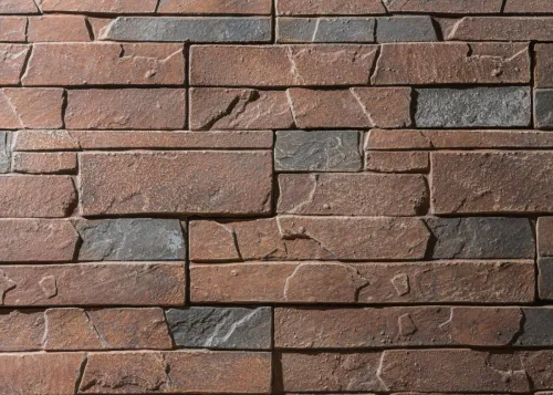 Искусственный камень Лайт Скалистый пласт коричневый 1.2м2 CraftStone купить в Санкт-Петербурге