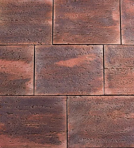 Искусственный камень Лайт Травертин 390х292мм красный 0.96м2 CraftStone купить в Санкт-Петербурге