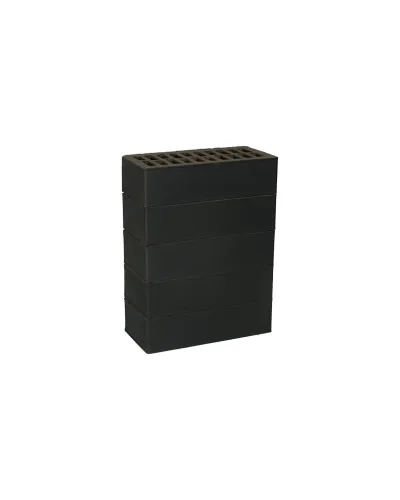 Красная Гвардия Кирпич лицевой Black Matte Premium Черный матовый Гладкий 1НФ 250х120х65мм 480шт/пд купить в Санкт-Петербурге