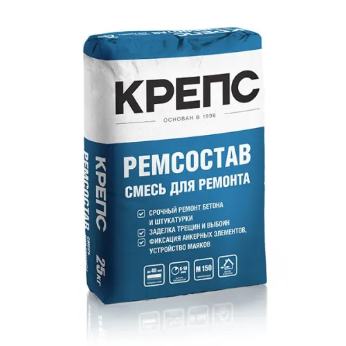 РС 25кг Состав ремонтный КРЕПС купить в Санкт-Петербурге
