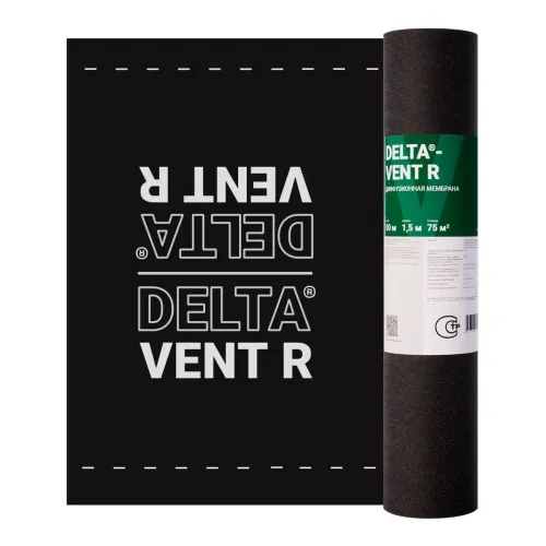 Диффузионная мембрана DELTA VENT R 1.5х50м 75м2 купить в Санкт-Петербурге