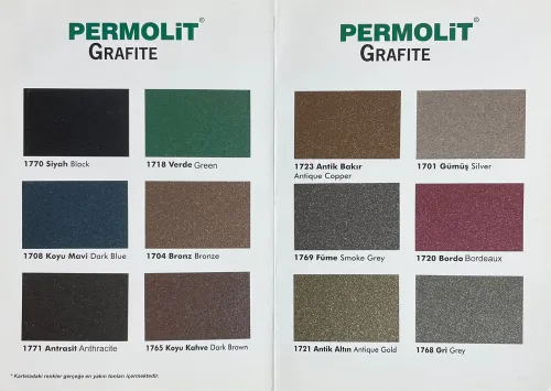 GRAFİTE 2.2л краска для металла эпоксидная графитовая антрацит PERMOLIT купить в Санкт-Петербурге