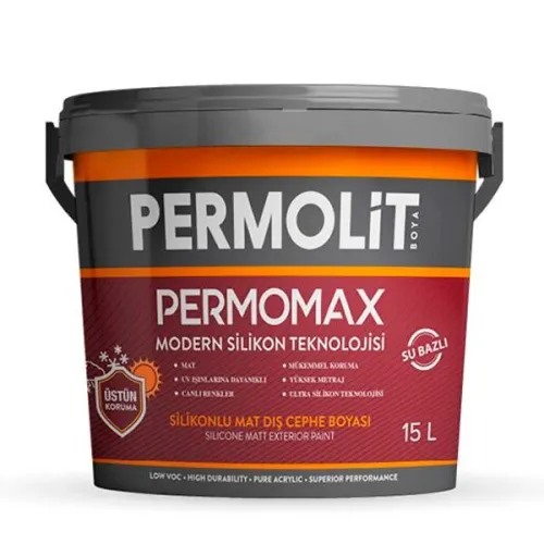 PERMOMAX 15л база 0P краска силиконовая фасадная мат PERMOLIT купить в Санкт-Петербурге