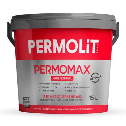 PERMOMAX 15л база 0P краска антибактериальная интерьерная шелк/мат PERMOLIT купить в Санкт-Петербурге