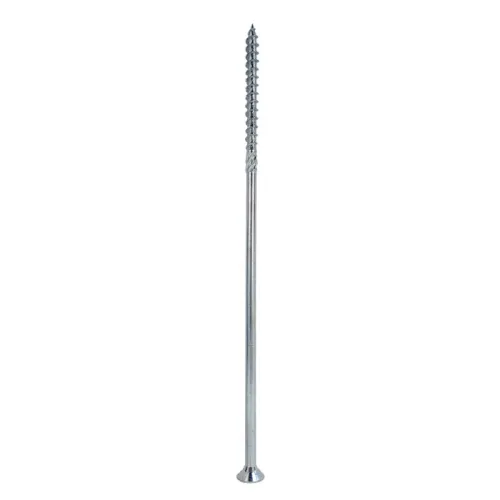 Упаковка шурупов конструкционных Finka Timber Screws CS 8.0x260TX40 голубой цинк, потай 50шт/уп купить в Санкт-Петербурге