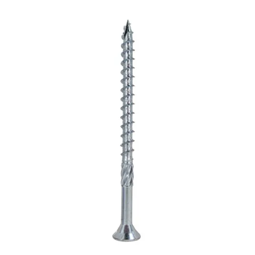 Упаковка шурупов конструкционных Finka Timber Screws CS 8.0x120TX40 голубой цинк, потай 50шт/уп купить в Санкт-Петербурге