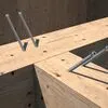 Шуруп для дерева 6х100 белый цинк цилиндр.головка 25шт/уп HOLZTECHNIC/ROTHOBLAAS купить в Санкт-Петербурге