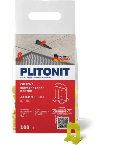 Упаковка SVP-PROFI Зажим 0.7мм 100шт/уп PLITONIT купить в Санкт-Петербурге