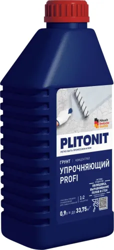 PROFI 0.9л Грунт упрочняющий глубокого проникновения для слабых оснований PLITONIT купить в Санкт-Петербурге