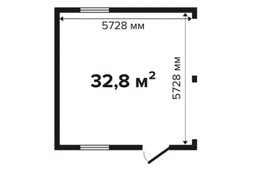 Гараж 32 Комфорт (брус 44 мм) ТН купить в Санкт-Петербурге
