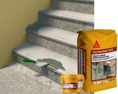 Sika MonoTop-2212 25кг Ремсостав цементный с компенсированной усадкой толщ 5-50мм купить в Санкт-Петербурге