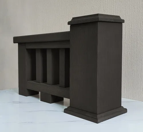 Рамка для столба ТЕРРАпол КЛАССИК Черное Дерево 70х70мм купить в Санкт-Петербурге