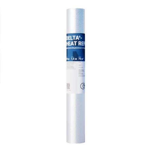 Теплоотражающая пароизоляция DELTA HEAT REFLEX 180 1.5х50м 75м2 купить в Санкт-Петербурге