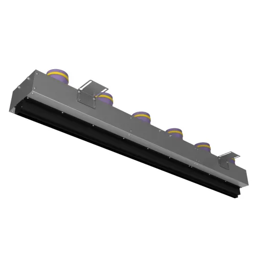 Щелевой диффузор в гипрок с КСД на 6 прямых выходов VPNDG/F 1500х25/90х6 Provent Provent купить в Санкт-Петербурге