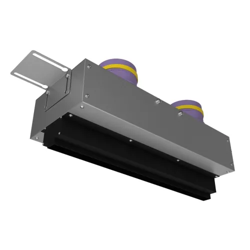 Щелевой диффузор в гипрок с КСД на 2 прямых выхода VPNDG/F 500х25/90х2 Provent Provent купить в Санкт-Петербурге