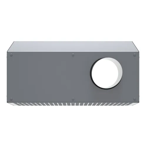 Решетка фасадная комбинированная приточно-вытяжная IOS 125G серый 7024 Provent купить в Москве