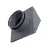 Решетка фасадная с колпаком STF 125G серый 7024 Provent купить в Москве