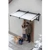 Козырек ЛОФТ двойной черный (ПК монолитный 4мм темный) 215.2х99.3см 16.45кг купить в Москве