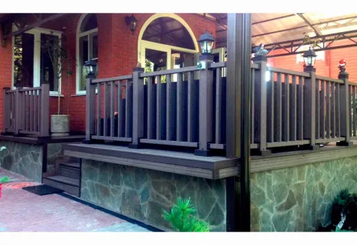 Ограждение ДПК Holzhof Woodstyle, секция 1 м.п. купить в Санкт-Петербурге