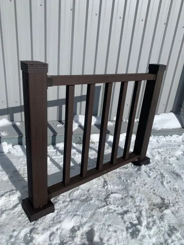 Ограждение ДПК Holzhof Woodstyle, секция 1 м.п. купить в Санкт-Петербурге