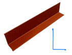 Пристенная планка (примыкание) Drap 0,45мм купить в Санкт-Петербурге